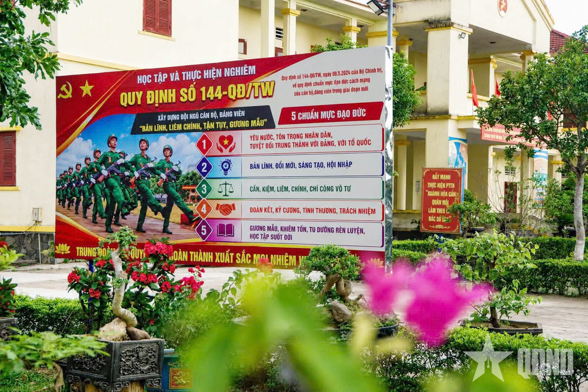 Trung đoàn 996 xây dựng môi trường văn hóa 